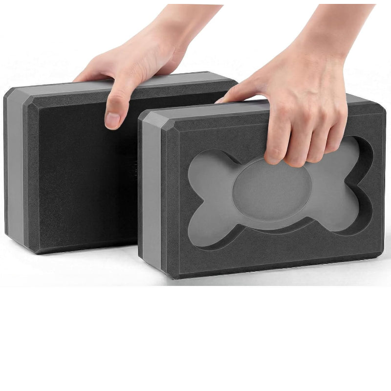 2‑Pack High‑Density Non‑Slip EVA Foam Yoga Blocks