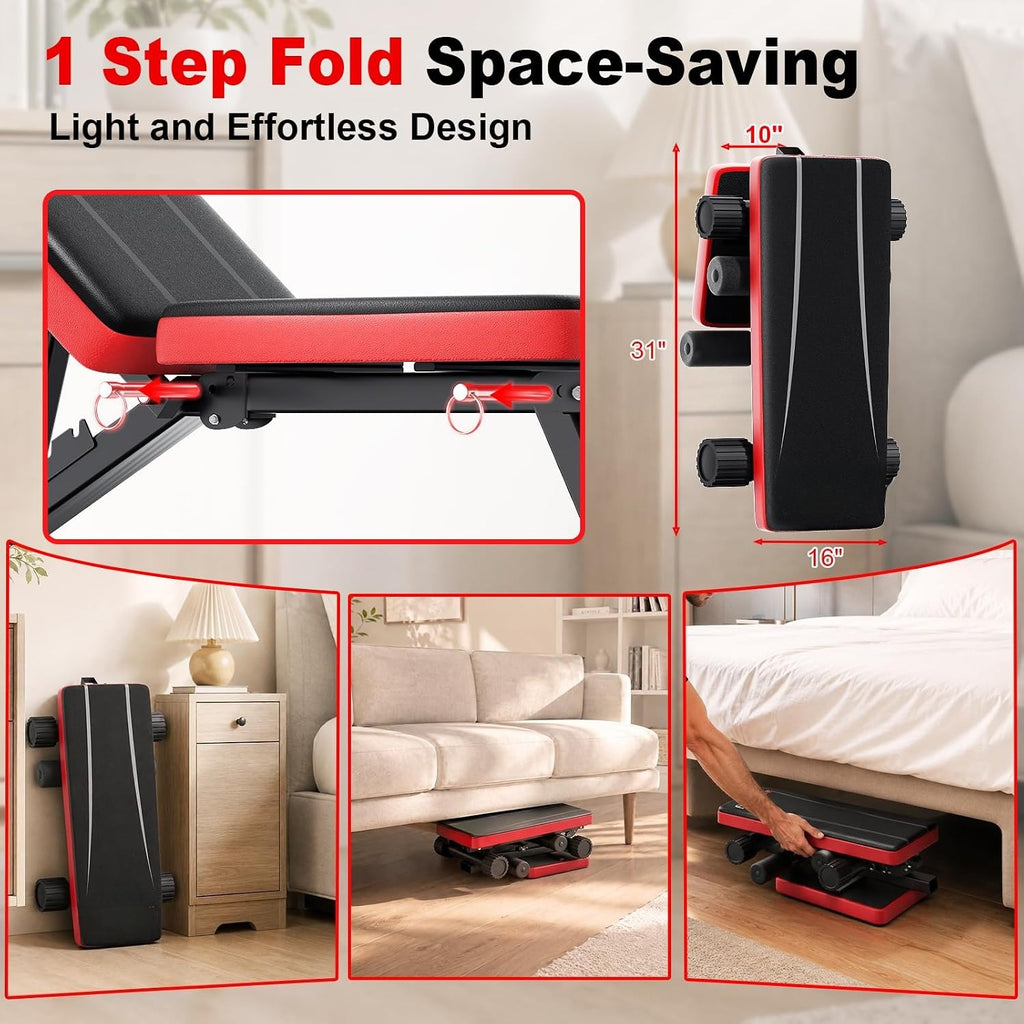 660‑LBS Multi‑Functional Adjustable Weight Bench
