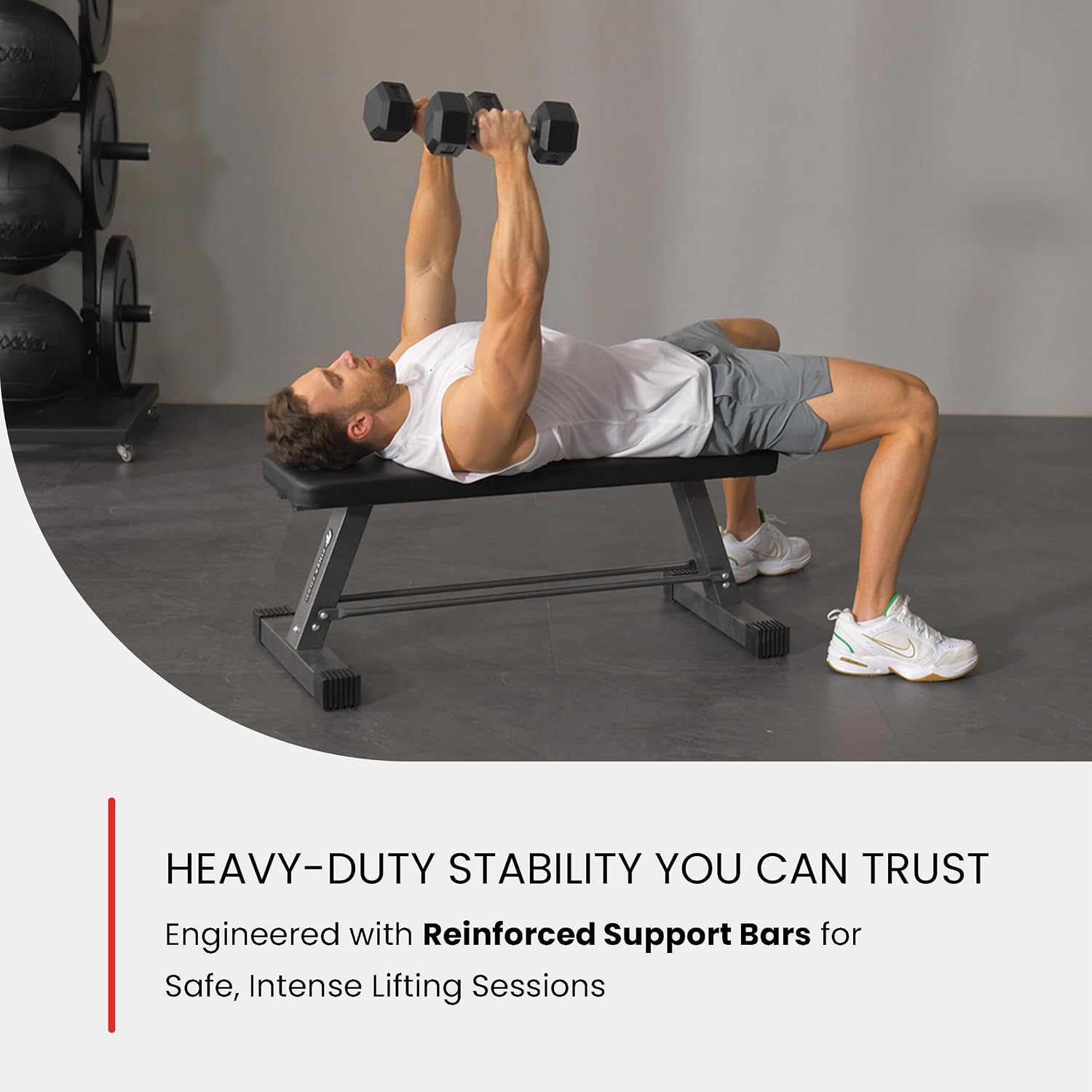1000‑LBS Essential Flat Weight Bench