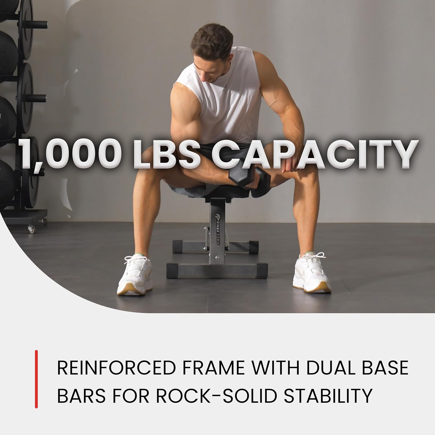 1000‑LBS Essential Flat Weight Bench