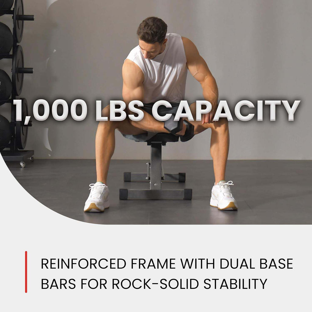1000‑LBS Essential Flat Weight Bench