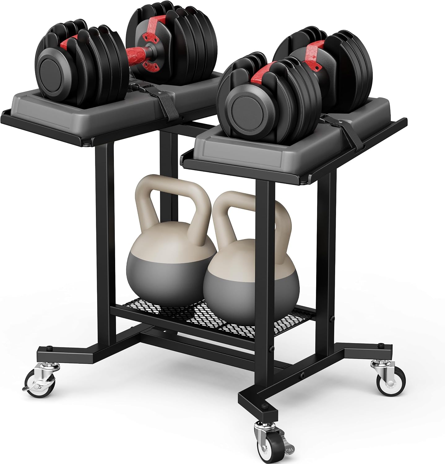 400‑LB Heavy‑Duty Dumbbell Storage Rack
