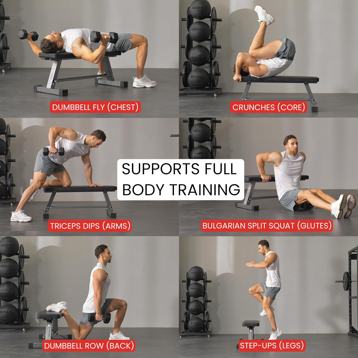 1000‑LBS Essential Flat Weight Bench