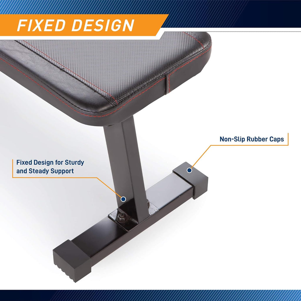 Flat Utility Weight Training Bench