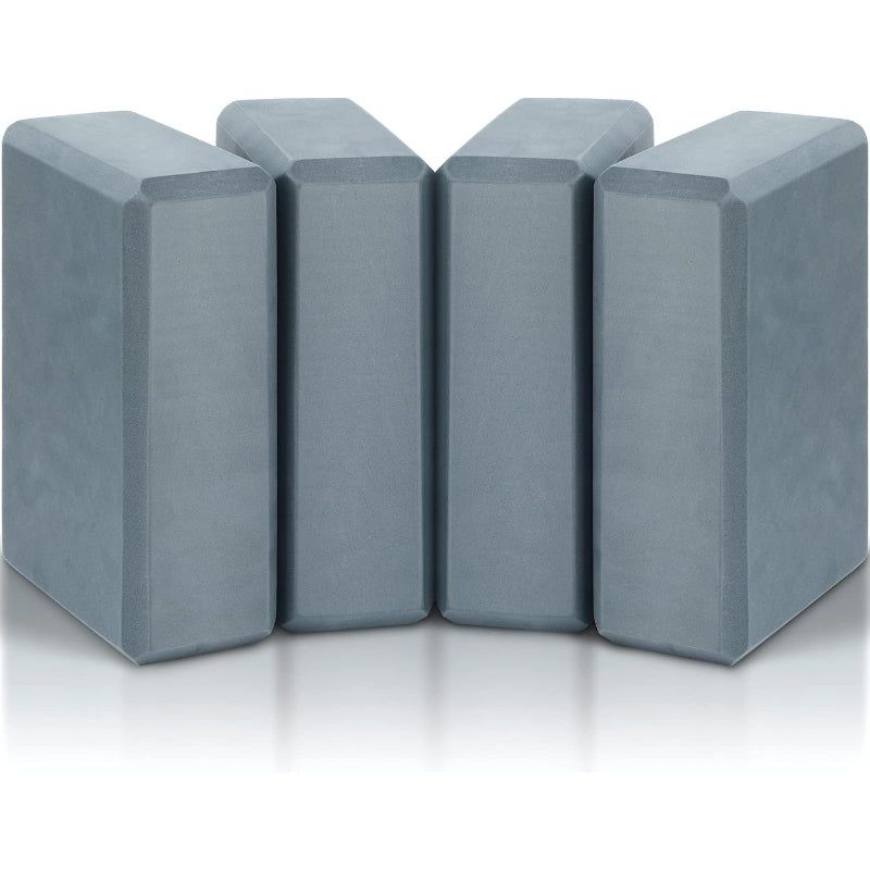 4‑Pcs Non‑Slip EVA Foam Yoga Blocks
