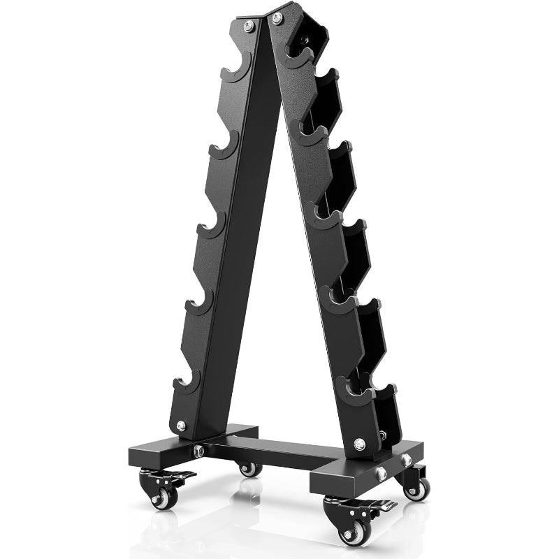 3‑5 Tier Heavy‑Duty Dumbbell Storage Rack